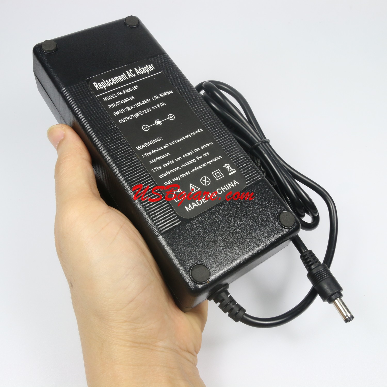 Adapter 24v 6a đầu 5.5x2.5mm pa-2460-161-ảnh 3