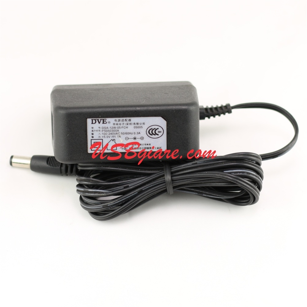 Adapter 5V 1A 5.5x2.5mm DVE