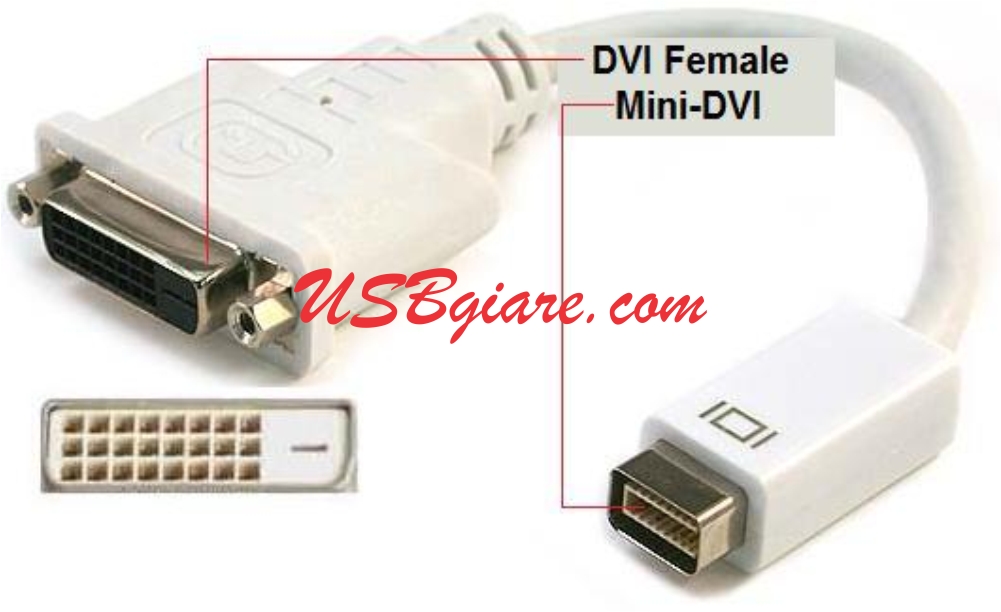 CÁP CHUYỂN MINI DVI RA DVI