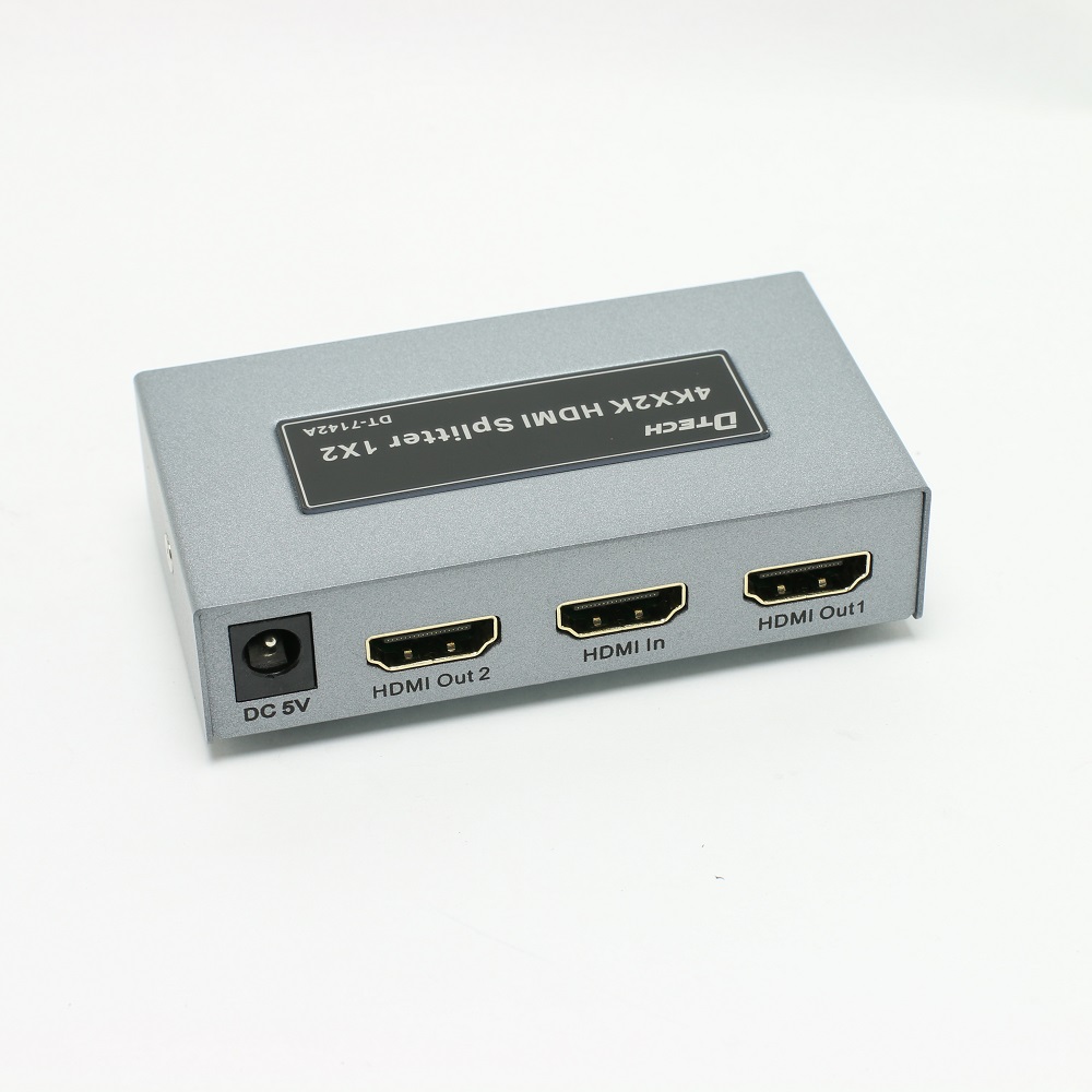 Bộ chia cổng HDMI 1 ra 2 Dtech DT-7142A độ phân giải 4K x 2K - hình 2