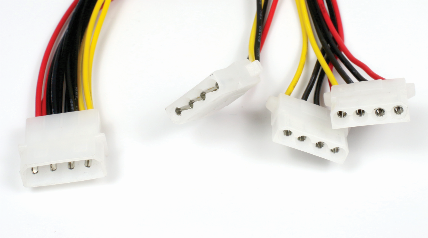 Cáp chia nguồn IDE 1 ra 3 - 4pin molex 1 ra 3 - ảnh 2