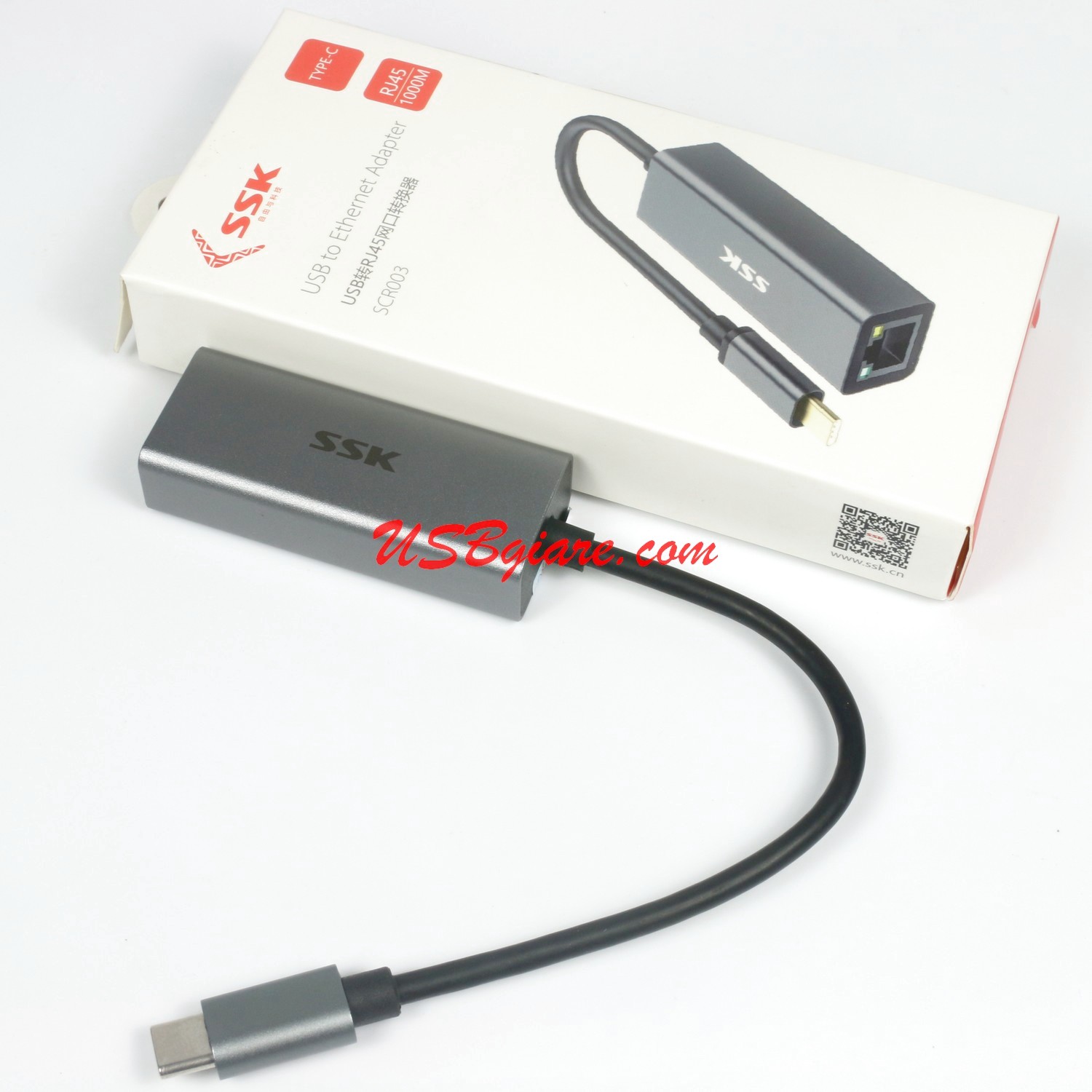USB Type C ethernet adapter SSK SCR003 -ảnh 4