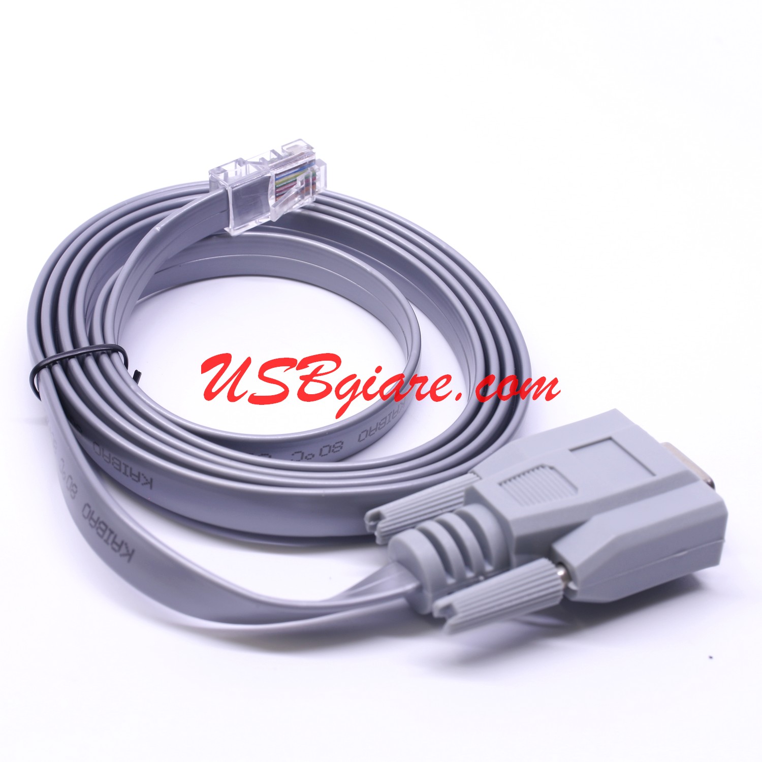 Cáp Cisco Console RS232 to RJ45 dây dẹp dài 1.5m, ảnh 3