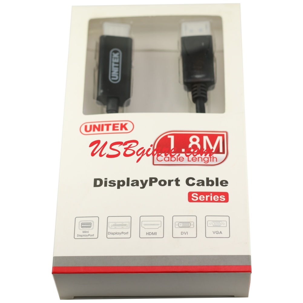 Cáp Displayport sang HDMI Unitek Y-5118CA