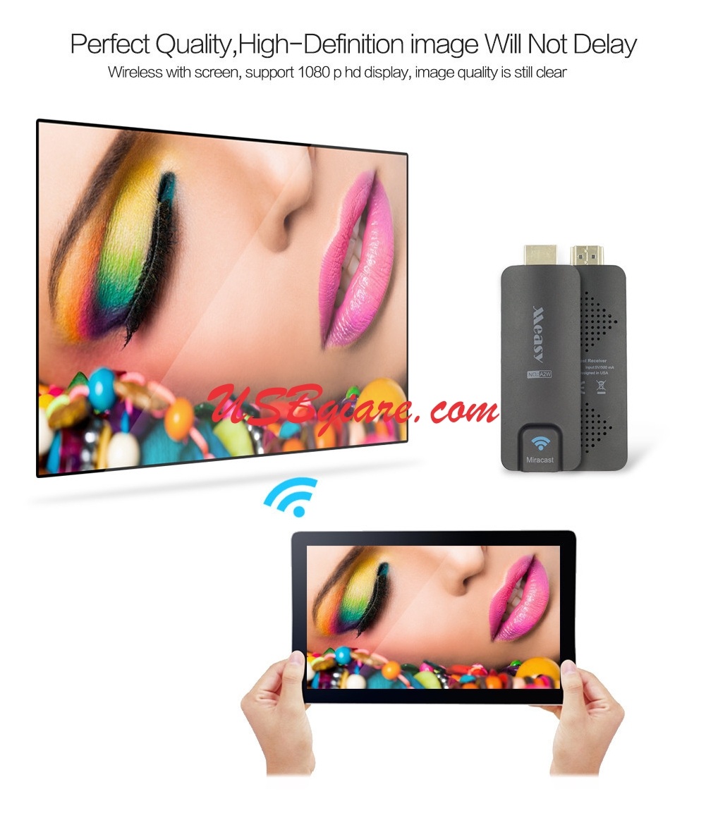 HDMI không dây Wifi display dongle Measy A2W
