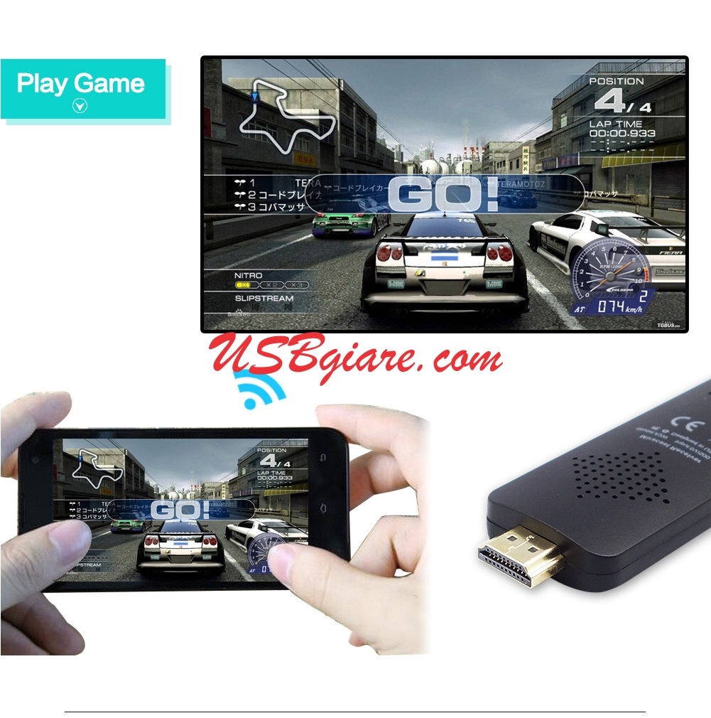 HDMI không dây Wifi display dongle Measy A2W