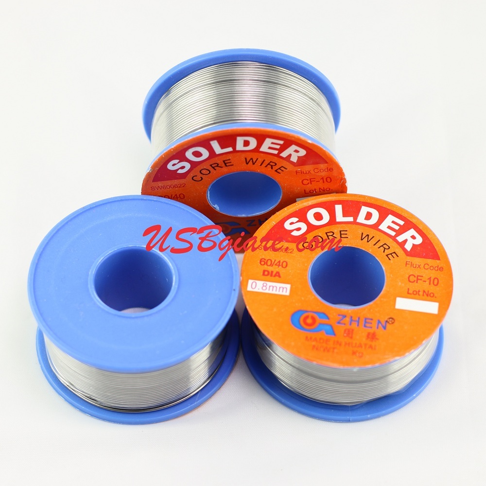 thiec han chì hàn quộn đỏ 0.8mm solder