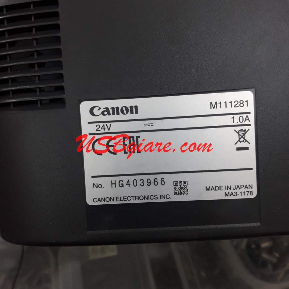 adapter máy quét máy scan canon DR-M260 24v 1A đầu cắm 4pin