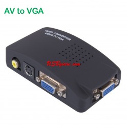 Bộ chuyển đổi AV sang VGA (Hộp Xanh)