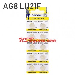 Pin AG8 391 L1121F SR1120W LR55 1.5V Vinnic