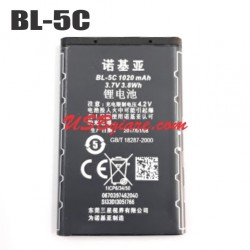 Pin BL-5C 1020mAh 3.7V 3.8Wh