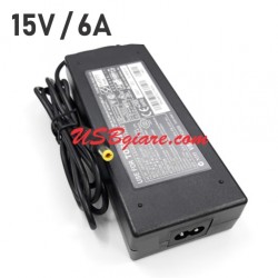 Adapter 15V 6A 90W đầu DC 5.5x2.5mm Toshiba