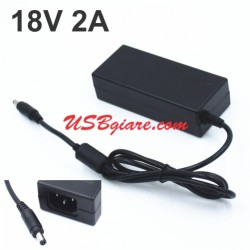 Adapter 18V 2A (5.5x2.5mm) JC1802
