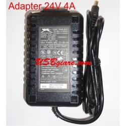 ADAPTER 24V 4A ĐẦU 5.5X2.5MM SỬ DỤNG CHO LED LCD CAMERA TỔNG ĐÀI ĐIỆN THOẠI