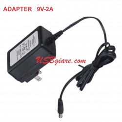 Adapter 9V 2A đầu DC 5.5mm x 2.5mm loại tốt