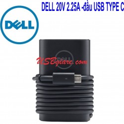 Sạc laptop Dell 20V 2.25A 45W đầu USB type C