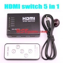 Bộ gộp HDMI 5 in 1 có remote