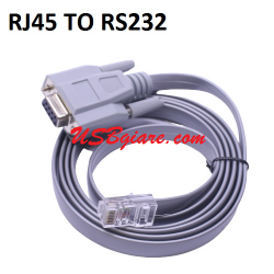 Cáp lập trình Cisco Console RS232 (DB9) sang RJ45 dài 1.5M 