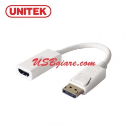 Cáp DisplayPort to HDMI Converter (Support 4K) Unitek Y-6332