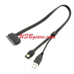 Cáp Esata + USB power sang Sata 7pin + 15pin SA075