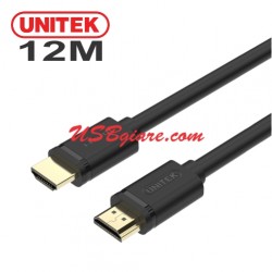 Cáp HDMI 12M (4K 3D) Unitek Y-C177M