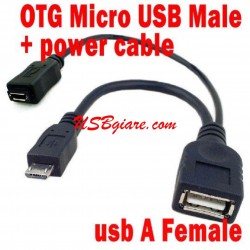Cáp chữ Y OTG micro USB cho điện thoại Androi
