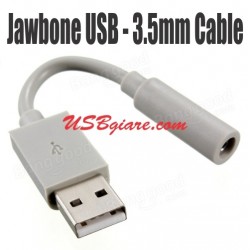 Cáp sạc vòng tay Jawbone UP2 - USB đực sang 3.5mm cái 14.5Cm