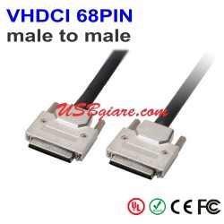 Cáp SCSI VHDCI 68PIN Male to Male 1M