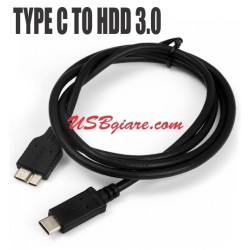 Cáp Type C sang HDD micro USB 3.0 dài 1M