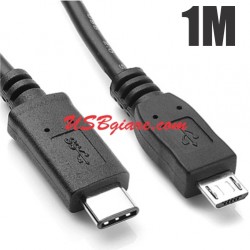 Cáp Micro USB sang Type C 1M