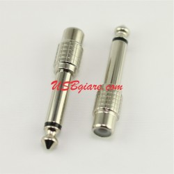 Jack chuyển 6.5mm (6 ly) ra bông sen RCA