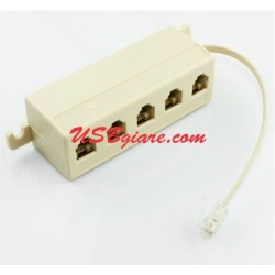 Hộp chia Line điện thoại 1 đầu đực ra 5 đầu cái RJ11
