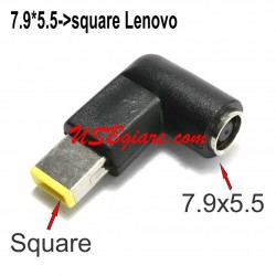 Đầu chuyển nguồn DC 7.9*5.5mm sang đầu USB vuông cho Lenovo ThinkPad X1 Carbon