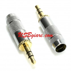 Đầu hàn 3.5mm C34 vỏ kim loại lỗ bắt dây lớn