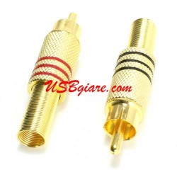 Đầu hàn AV / RCA mạ vàng lớn C5
