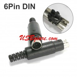 Đầu hàn Mini Din 6Pin