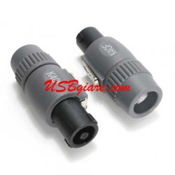 Jack Speakon đực K4CF (vỏ nhựa xám)
