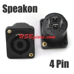 Đầu hàn Speakon 4pin Kaisheng KT2326