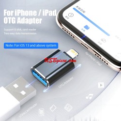 Đầu chuyển OTG Lightning ra USB 3.0 cho iPhone iPad kết nối USB Chuột bàn phím tay game nhỏ gọn tiện lợi