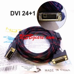 Cáp DVI 3M chuẩn DVI-D 24+1 Dual Link
