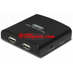 USB Hub 5 in 1 - USB ra Sound Micro Ps2 chuột bàn phím và 2 cổng USB Unitek Y-2091