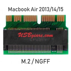 Card chuyển M.2 NGFF sang Apple Macbook AIR 2013 /2014/ 2015 A1465A1466A1398A1502 SSD adapter card