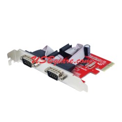 Card PCI Express sang RS232 DB9 (2Ports) Unitek Y-7504