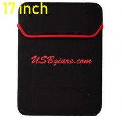 Túi chống sốc đen sọc đỏ 17 inch