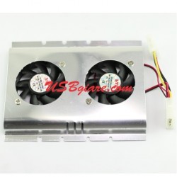 Quạt tản nhiệt cho ổ cứng HDD 3.5 inch 2 Fan