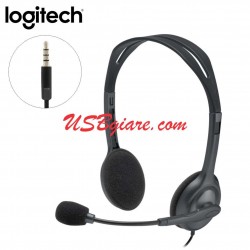Tai nghe Logitech H111 - âm thanh nổi 1 jack 3.5mm