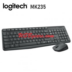 Bộ bàn phím và chuột không dây Logitech MK235
