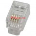 ĐẦU BẤM DÂY ĐIỆN THOẠI CÁP XOẮN RJ22 - 4 WIRE - 4P4C