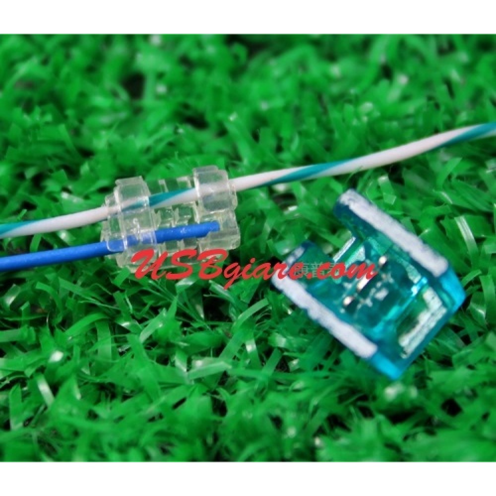 Rệp K4 nối dây điện thoại mạng RJ11 RJ45 (bịch 100 con)