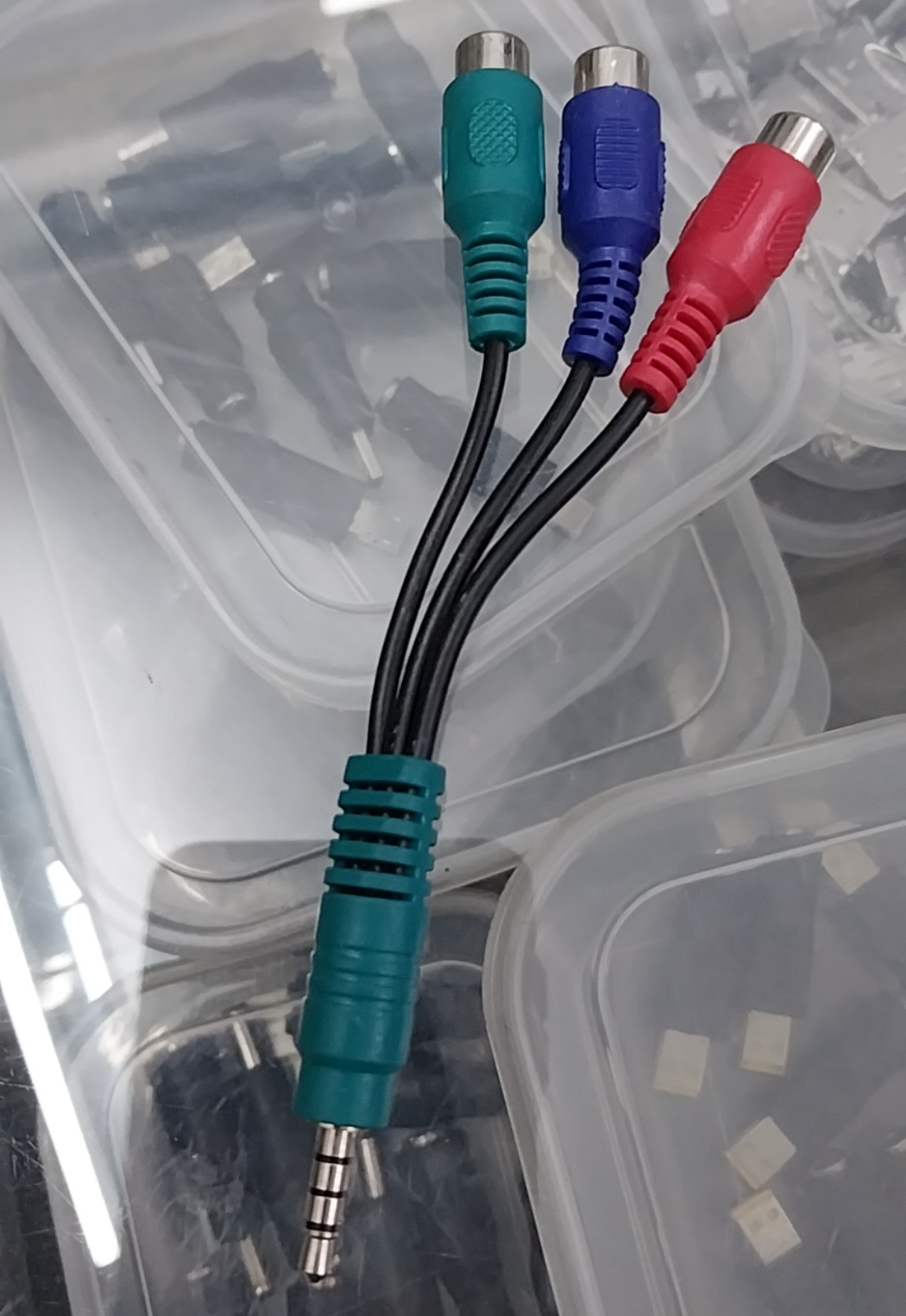 Cáp 3.5mm ra component / RCA / AV cho Tivi Samsung